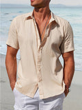 Loose Fit Textured 100% Cotton Shirt