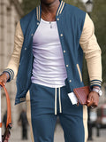 Versatile Sporty Jacket Pants Set