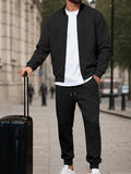 Athleisure Urban Jacket and Jogger Pants Set