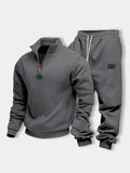 Athletic Comfort Fleece Sweatsuit Set