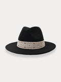Fedora Hat with Removable Band Hat coofandy Black F(56-58)