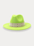 Fedora Hat with Removable Band Hat coofandy Bud Green F(56-58)