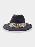 Fedora Hat with Removable Band Hat coofandy Dark Grey F(56-58)