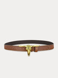 Vintage Western Cowboy PU Belt Belt coofandy