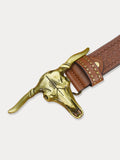 Vintage Western Cowboy PU Belt Belt coofandy