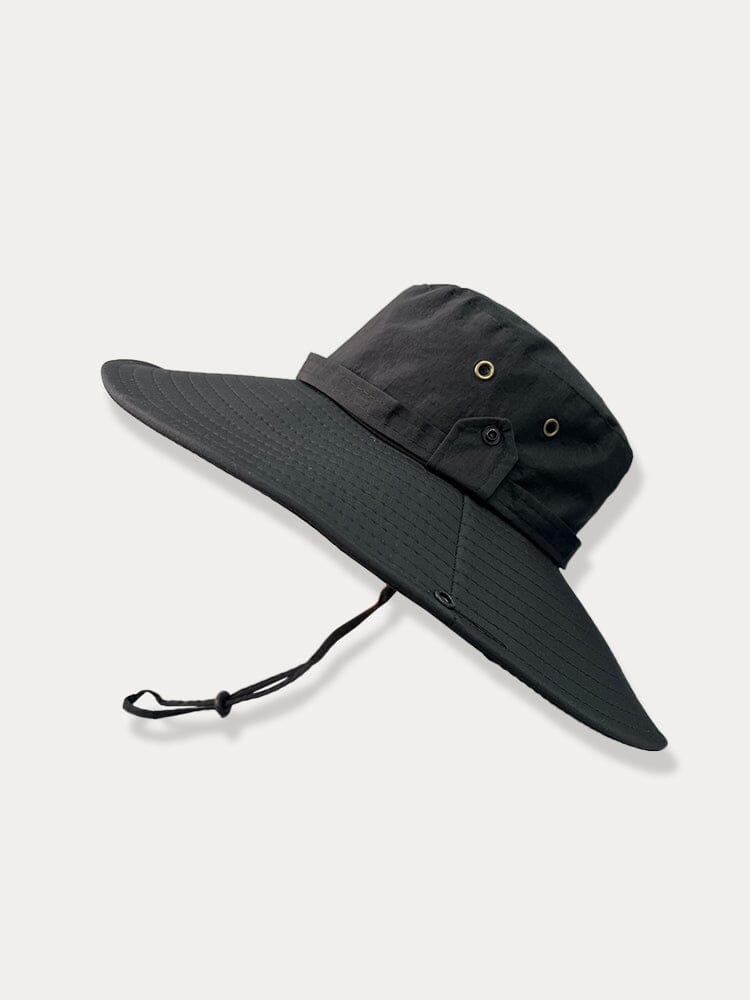 UV Protection Outdoor Hat Hat coofandy Black F(56-58) 