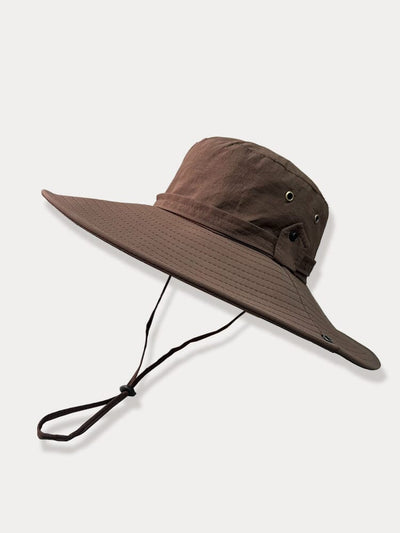 UV Protection Outdoor Hat Hat coofandy Brown F(56-58) 