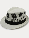 Summer Breezy Woven Fedora Hat Hat coofandy
