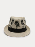 Summer Breezy Woven Fedora Hat Hat coofandy