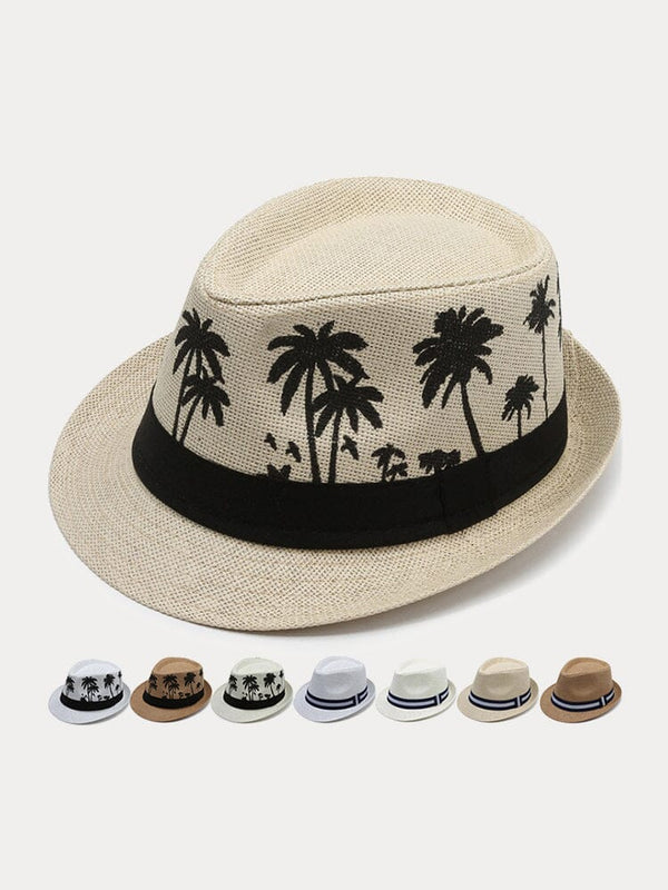 Summer Breezy Woven Beach Hat Hat coofandy