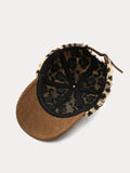 Leopard Polar Fleece Baseball Cap Accessories coofandystore