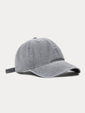 Stylish Washed Cowboy Baseball Cap Accessories coofandystore Light Grey One Size