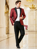 Floral Tuxedo Paisley Suit Jacket (US Only) Blazer coofandy