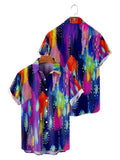 Graffiti Painted Cotton Linen Shirt Shirts coofandystore