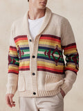 Stylish Colorful Graphic Cardigan Cardigans coofandy PAT2 M