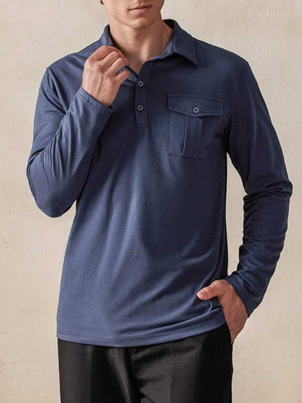 Classic Utility Polo Shirt Polos coofandystore Royal Blue S