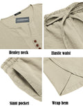 Coofandy 2 Pieces Linen Style Set Outfits (US Only) Sets coofandy