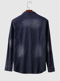 Coofandy Denim Long Sleeve Shirts Shirts coofandystore