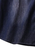 Coofandy Denim Long Sleeve Shirts Shirts coofandystore