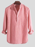 Coofandy Linen Style Stripe Shirts Shirts coofandy