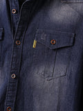 Coofandy Denim Long Sleeve Shirts Shirts coofandystore