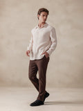 Casual Breathable Waffle Shirt Shirts coofandy