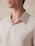 Casual Breathable Waffle Shirt Shirts coofandy