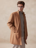 Comfy Stand Collar Tweed Coat Coat coofandy