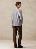 Casual Ribbed Pitted Sweatshirt Hoodies coofandy