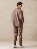 Trendy 2-Piece Suede Set Sets coofandy