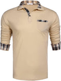 Coofandy Long Sleeve Polo Shirt (US Only) Polos coofandy