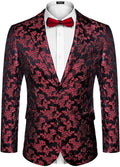 Coofandy Rose Embroidered Blazer (US Only) Blazer coofandy