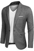 Casual Suit Jackets (US Only) Blazer coofandy Grey S