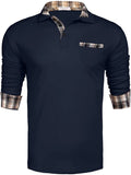 Coofandy Long Sleeve Polo Shirt (US Only) Polos coofandy