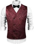 Coofandy Victorian Floral Vest (US Only) Vest coofandy