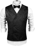 Coofandy Victorian Floral Vest (US Only) Vest coofandy