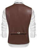 Coofandy Leather Vest (US Only) Vest coofandy