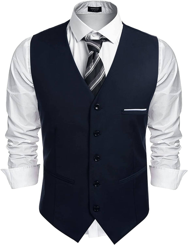 Coofandy V-Neck Suit Vests (US Only) Vest coofandy