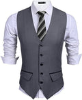 Coofandy Slim Fit Waistcoat (US Only) Vest coofandy Dark Gray S