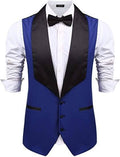 Coofandy V-Neck Slim Fit Suit Vests (US Only) Vest coofandy Blue S