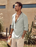 Coofandy Long Sleeve Button Down Shirt Shirts coofandy