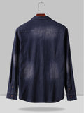 Coofandy Denim Long Sleeve Shirts Shirts coofandystore