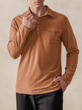 Classic Utility Polo Shirt Polos coofandystore Khaki S