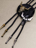 Vintage Cow Skull Bolo Tie Necklace Necklace coofandystore