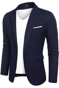 Coofandy Casual Suit Jackets (US Only) Blazer coofandy Navy Blue S