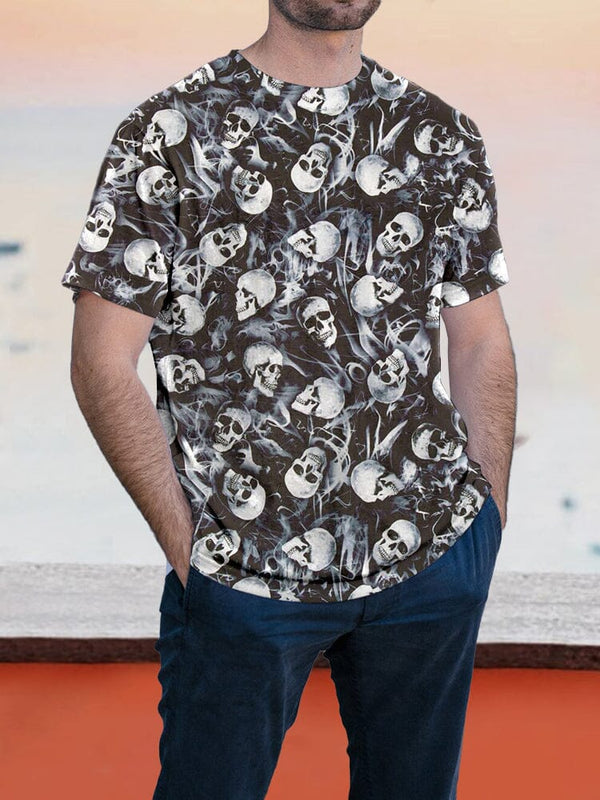 Coofandy Halloween Pattern T-Shirt 13 coofandystore Black S
