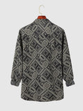 Coofandy Pattern Texture Shirt coofandystore