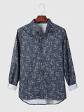 Coofandy Coffee Bean Pattern Shirt coofandystore
