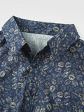 Coofandy Coffee Bean Pattern Shirt coofandystore