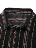 Coofandy Striped Pattern Shirt coofandystore